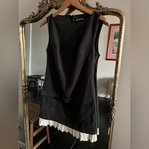 En Saison Grey and White Dress